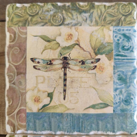 2020 Susan Winget Nature Garden by Certified International Ceramic Coasters - Picture 5 of 11